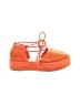 ASOS Design Tropical Orange Wedges Size 8 - photo 1