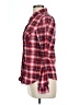 Passport 100% Polyester Plaid Red Long Sleeve Blouse Size L - photo 5