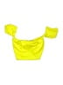PrettyLittleThing Yellow Swimsuit Top Size 2 - photo 2