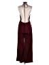 Unbranded Solid Burgundy Jumpsuit Size S - photo 2