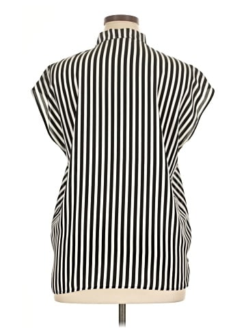 Bar III Short Sleeve Blouse (view 2)