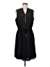Apt. 9 Solid Black Casual Dress Size M - photo 1