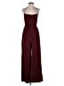 Unbranded Solid Burgundy Jumpsuit Size S - photo 1