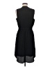 Apt. 9 Solid Black Casual Dress Size M - photo 2