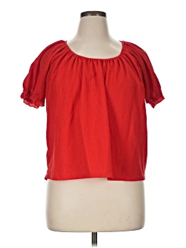 Te Xture & Thread Madewell Short Sleeve Blouse