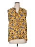 Kenar 100% Polyester Yellow Sleeveless Blouse Size XL - photo 1