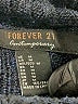 Forever 21 Contemporary Chevron-herringbone Blue Turtleneck Sweater Size M - photo 7