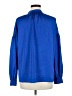 Laundry by Shelli Segal 100% Polyester Blue Long Sleeve Blouse Size M - photo 2