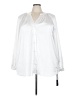 LUXE White 3/4 Sleeve Blouse Size 3X - photo 1