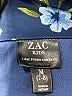 Zac Posen 100% Polyester Floral Blue Dress Size 7 - photo 3