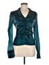 Delaru Teal Long Sleeve Blouse Size 8 - photo 1