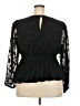 Torrid 100% Polyester Black Long Sleeve Blouse Size 2X Plus (2) - photo 2