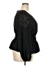 Torrid 100% Polyester Black Long Sleeve Blouse Size 2X Plus (2) - photo 4