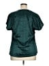 Apt. 9 Teal Short Sleeve Blouse Size XL - photo 2