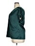 Apt. 9 Teal Short Sleeve Blouse Size XL - photo 5