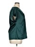 Apt. 9 Teal Short Sleeve Blouse Size XL - photo 4