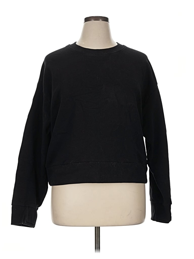 Pre-owned Athleta Sweatshirt In Black