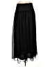 Future Collective 100% Polyester Solid Black Casual Skirt Size 6 - photo 1