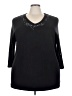 Maggie Barnes 100% Acrylic Black Pullover Sweater Size 3X - photo 1