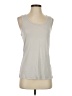 XCVI Silver Sleeveless T-Shirt Size M - photo 1