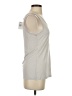 XCVI Silver Sleeveless T-Shirt Size M - photo 4