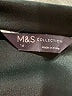 M&S Collection 100% Polyester Black 3/4 Sleeve Blouse Size 14 - photo 7