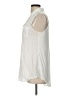 MOD Lusive White Sleeveless Button-Down Shirt Size L - photo 5