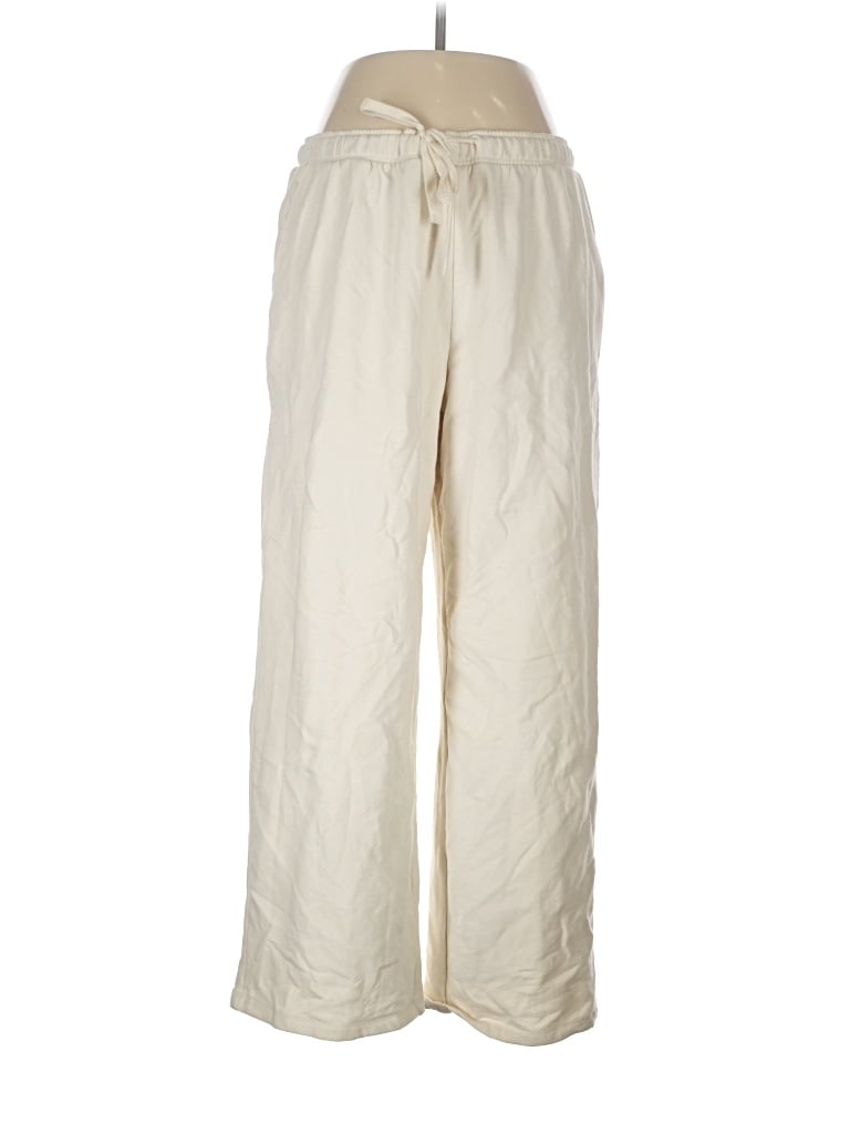 Pre-owned Auden Casual Pants In Ivory