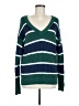 American Eagle Outfitters Stripes Green Pullover Sweater Size M - photo 1