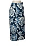 Zara Paisley Blue Formal Skirt Size L - photo 2