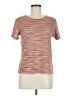 JM Collection Brown Short Sleeve Top Size M - photo 1