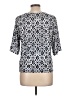 Charlie Blue Short Sleeve Blouse Size L - photo 2