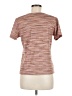 JM Collection Brown Short Sleeve Top Size M - photo 2
