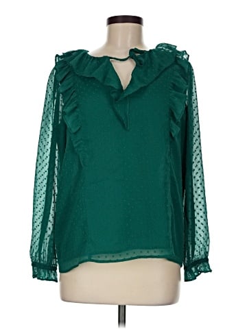 Ann Taylor LOFT Long Sleeve Blouse (view 1)