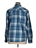 Ascend Plaid Blue Long Sleeve Blouse Size XL - photo 2