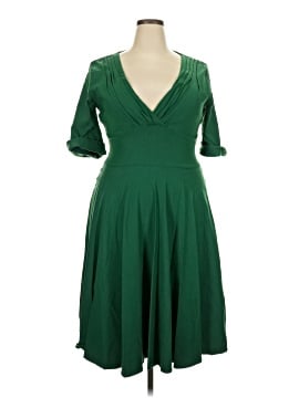 vintage dresses for sale Unique Vintage Green Mason Jar Print Cotton Hedda Swing Dress main image 0