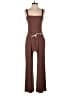 Vuori Solid Brown Jumpsuit Size S - photo 1