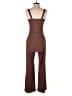 Vuori Solid Brown Jumpsuit Size S - photo 2