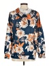 Unbranded Floral Blue Windbreaker Size M - photo 2