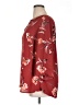 Daniel Rainn 100% Polyester Floral Burgundy 3/4 Sleeve Blouse Size 1X - photo 5