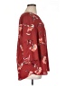 Daniel Rainn 100% Polyester Floral Burgundy 3/4 Sleeve Blouse Size 1X - photo 4