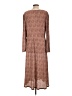 MNG 100% Polyester Animal Print Brown Casual Dress Size 12 - photo 2