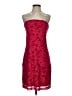 Express 100% Nylon Paisley Red Cocktail Dress Size 3 - 4 - photo 1