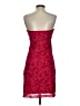 Express 100% Nylon Paisley Red Cocktail Dress Size 3 - 4 - photo 2