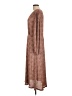 MNG 100% Polyester Animal Print Brown Casual Dress Size 12 - photo 5