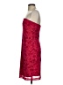Express 100% Nylon Paisley Red Cocktail Dress Size 3 - 4 - photo 5