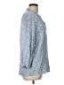 Monday Fun 100% Rayon Blue 3/4 Sleeve Blouse Size L - photo 4