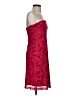 Express 100% Nylon Paisley Red Cocktail Dress Size 3 - 4 - photo 4