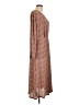 MNG 100% Polyester Animal Print Brown Casual Dress Size 12 - photo 4