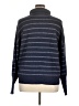Ann Taylor LOFT Stripes Blue Turtleneck Sweater Size XL - photo 2